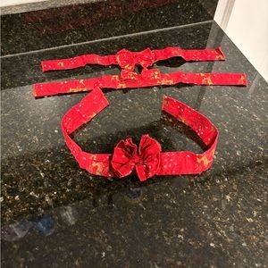 Set of Three New Holiday Dog Collar Sleeves